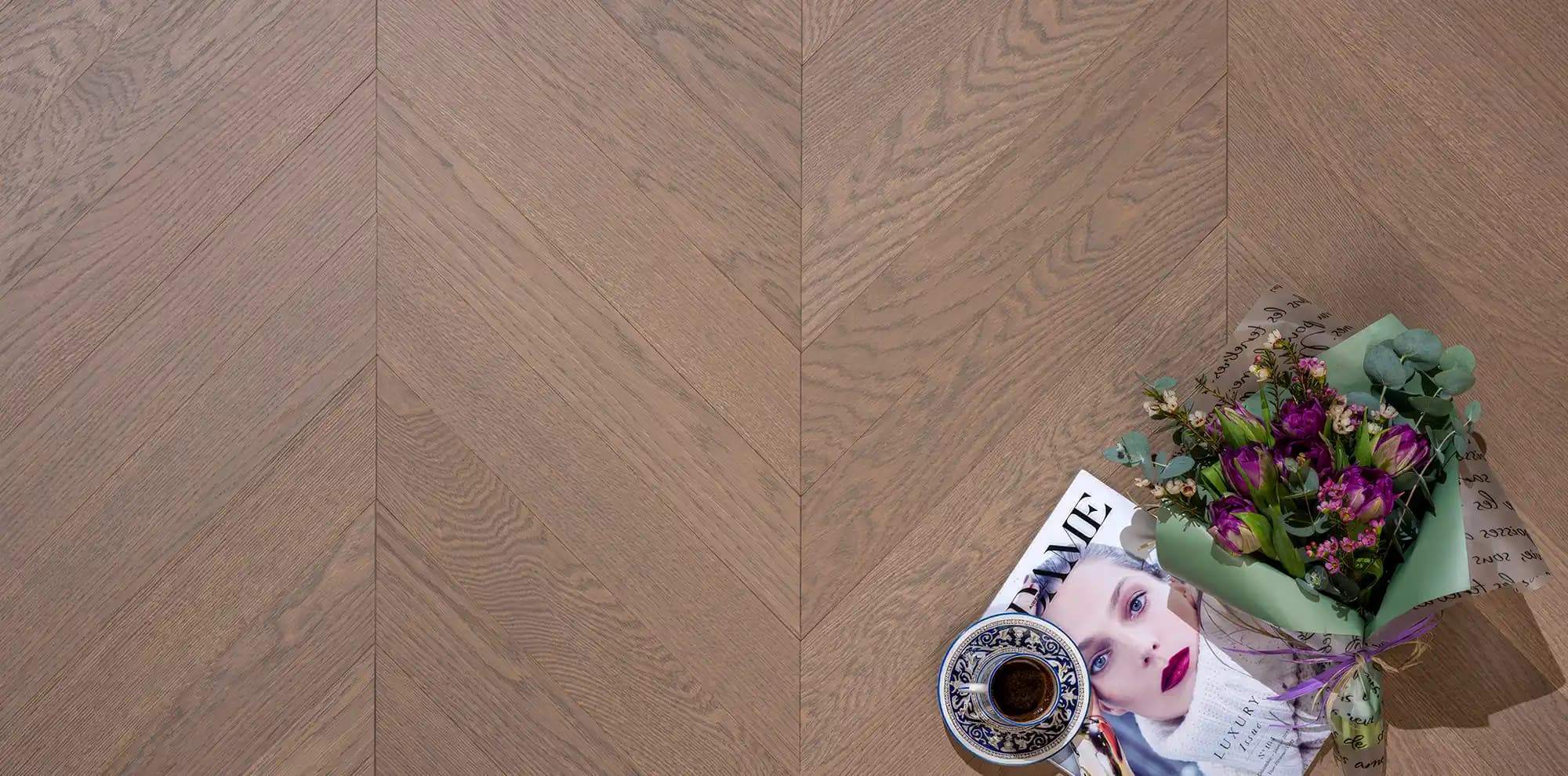 Серый шпинель — паркет Natural Touch